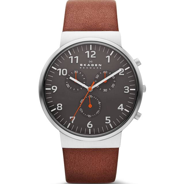 Skagen Watch Ancher Mens - Brown