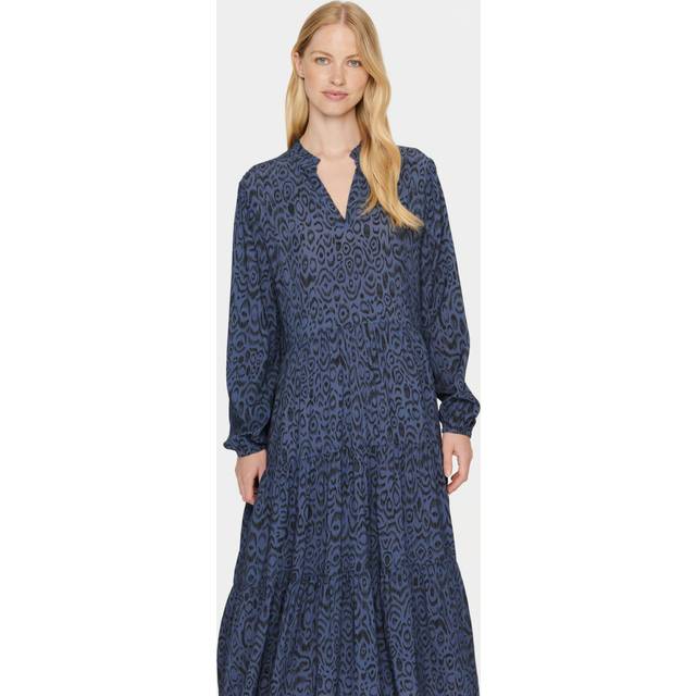 Saint Tropez - Klänning EdaSZ Maxi Dress - Blå