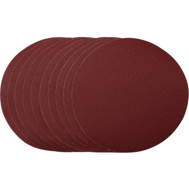 Draper 56180 Sanding Discs, 180mm, Hook & Loop, 120 Grit, (Pack of 10)