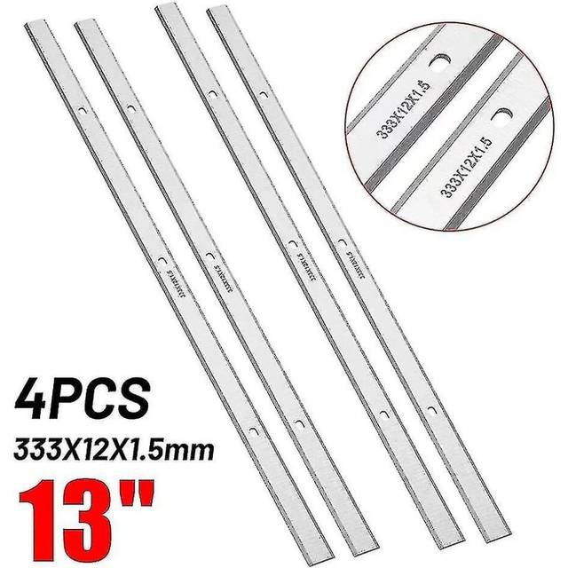 4PC 13''-1/2'' HSS Portable Planer Blades For Metabo DH330 DH316 Double Edge Set Ferramentas Woodworking Tools Marcenaria Planer