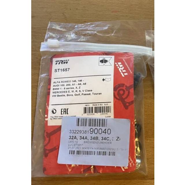 Styrlagersats bromsok ST1657 TRW