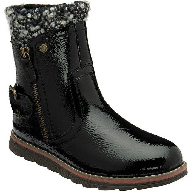 Lotus Morgan Womens Ankle Boots Colour: Black Patent, Size: 4