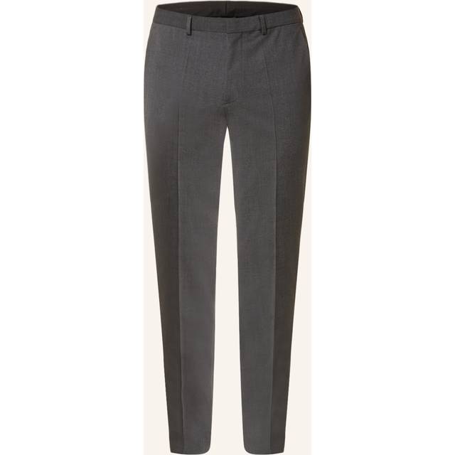 Extra-slim-fit trousers in super-flex fabric - Dark Grey