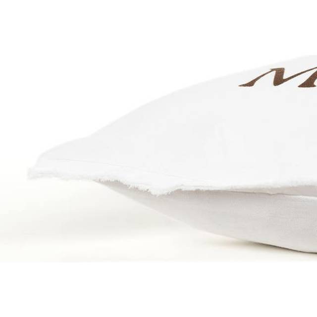 HomeRoots 403522 Brown & White Get Off My Nuts Modern Throw Pillow