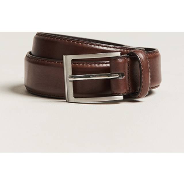 Loake 1880 Philip Leather Belt Dark Brown