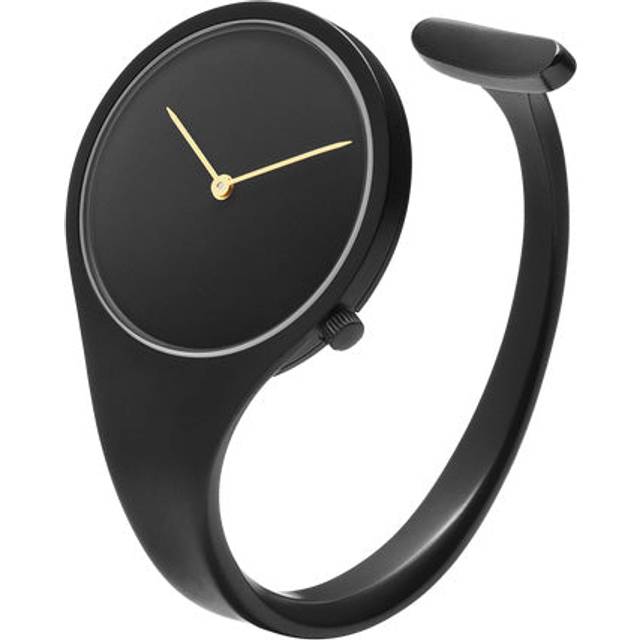 Georg Jensen Vivianna Bangle Black PVD Dial Watch