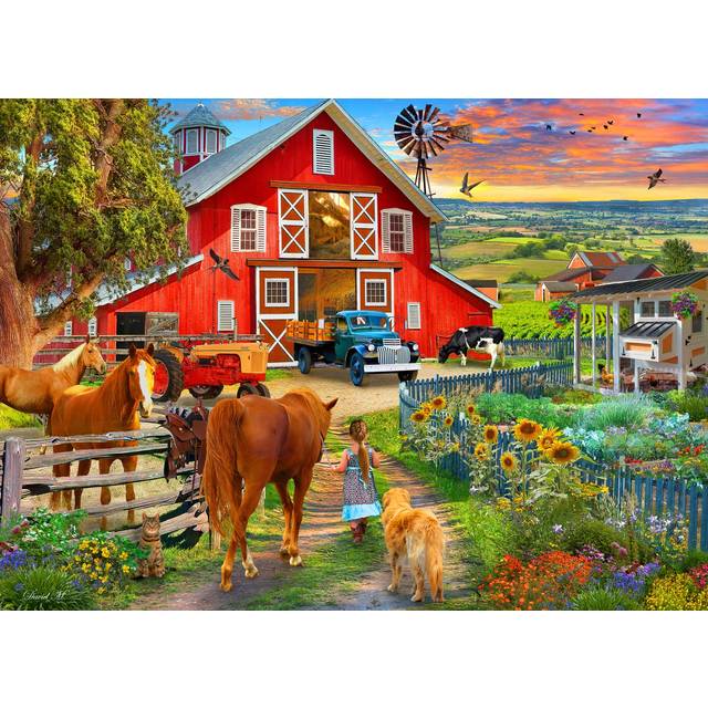 Horse Farm Jigsaw Puzzle 1000 Piece