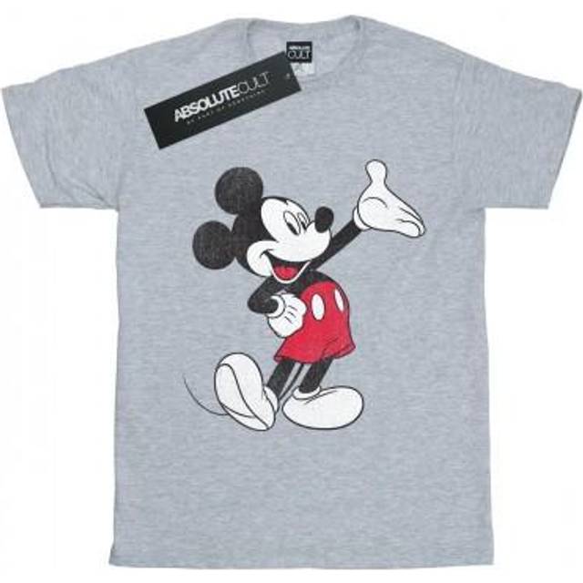 (12-13 Years, Sports Grey) Disney Boys Mickey Mouse Traditional Wave T-Shirt