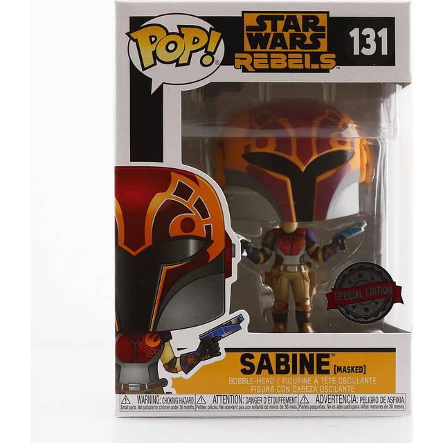 Funko Pop! 131 Star War Sabine Masked Exclusive Rebels