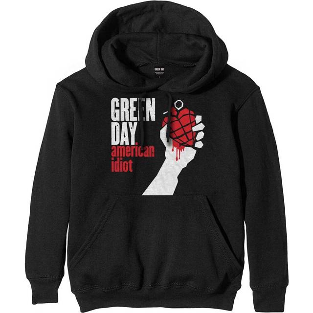 (2XL, Black) Green Day Unisex Adult American Idiot Hoodie