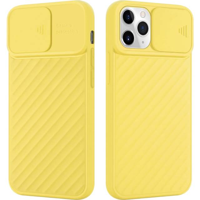 (Gold) Cadorabo case for Apple iPhone 11 PRO MAX TPU silicone cover camera protection Display Saver Display Protection