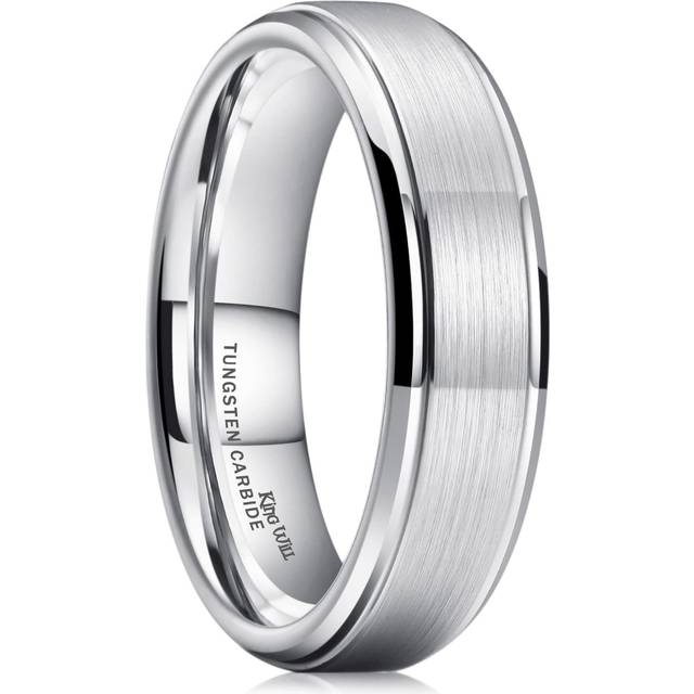 King Will Basic 6mm Tungsten Carbide Wedding Ring 13