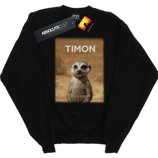The Lion King Movie Timon Poster Sweatshirt - Black