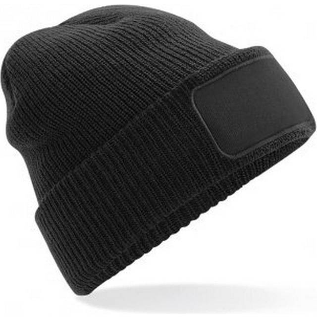 (One Size, Black) Beechfield Adults Thinsulate Printers Beanie