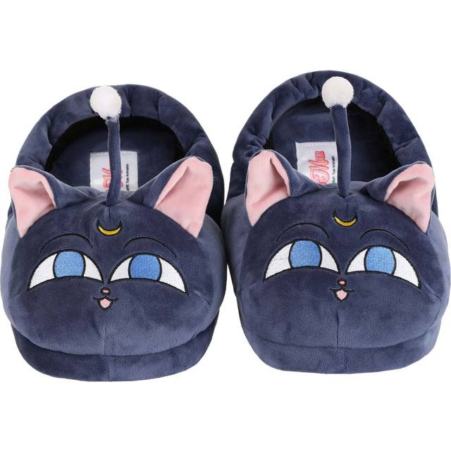 Sailor Moon Luna-P 3D Character Adult Slippers | Sailor Moon Gifts - Blue&#47;Pink&#47;White (L/XL)