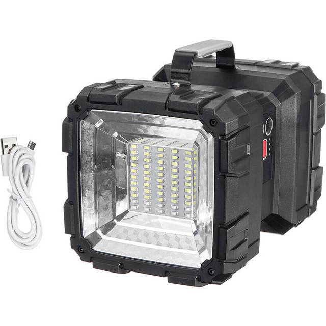 XANES Poratable Handheld P70+45Patch LED 60W 4Modes LED Camping Light Outdoor USB Rechargeable Work Light Searchlight Spotlight-S/M/L