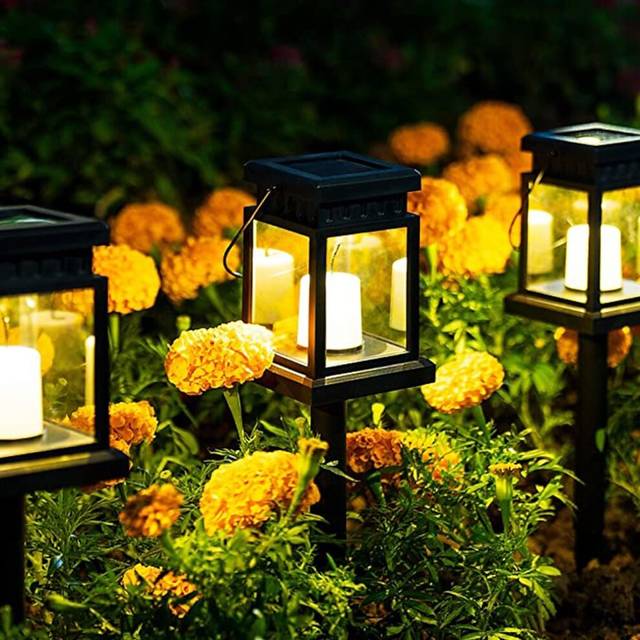 Candle Pathway Light Outdoor Solar Waterproof Garden Lamp Candle Light For Villa Garden Lawn Street Landscape Holiday Decoration Lighting