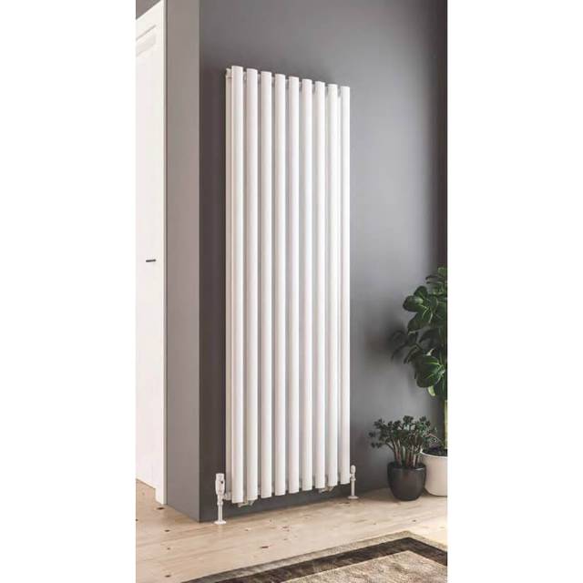 Eastbrook Tunstall Double Towel Radiators - Matt White - Various Sizes - 800mm x 600mm