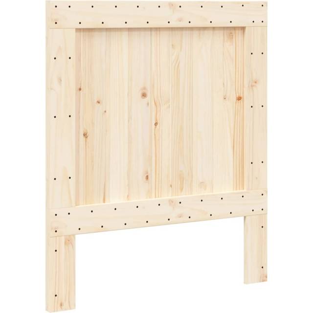vidaXL Headboard 90x104 cm Solid Wood Pine - Brown