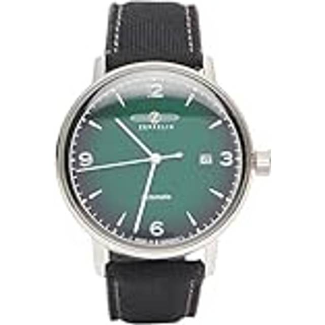 Zeppelin Hindenburg LZ129 Recycled Plastic Strap Green And Black Eco Ceramic Dial Automatic 80642N Men's Watch