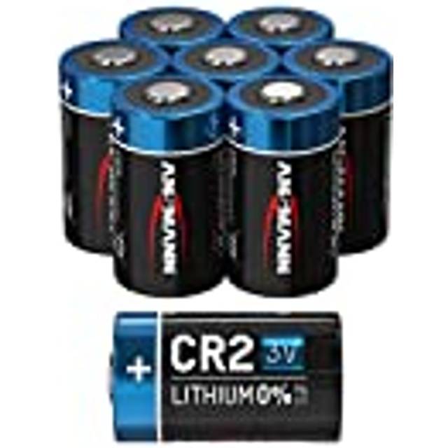 CR2 3 V lithium battery â pack of 8 CR2 batteries suitable for household appliances, measuring devices and much more â disposable battery with 850