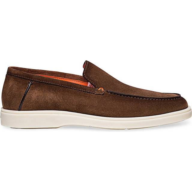 Brown Suede Moccasin Flat Shoes