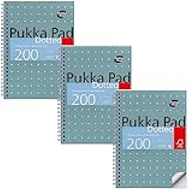 Pukka Metallic Jotta A5 Dotted Green Pack of 3