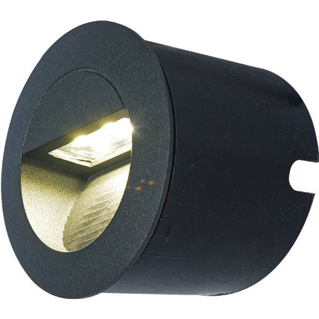 Edit Lyons LED Outdoor Recessed Wall Light - Dark Grey