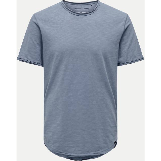 T-shirt Only & Sons Benne Longy - Bleu