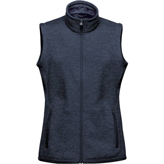 Stormtech Womens/Ladies Avalante Knitted Heather Full Zip Vest XL Dark blue