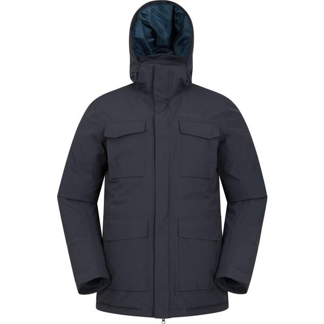Mountain Warehouse Mens Concord Extreme Down Long Length Jacket (Blue) - Size X-Large