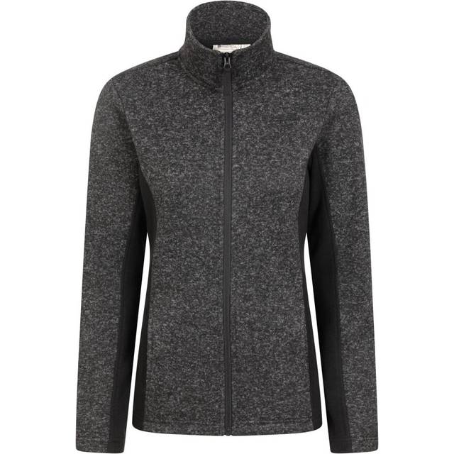 (8 UK, Black) Mountain Warehouse Womens/Ladies Idris Panelled Fleece Jacket