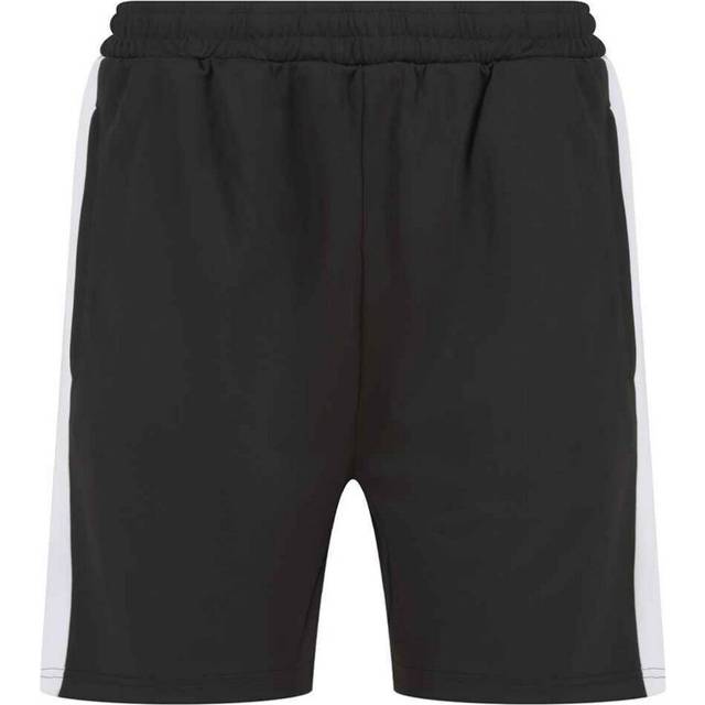 (3XL, Black/White) Finden & Hales Mens Knitted Shorts