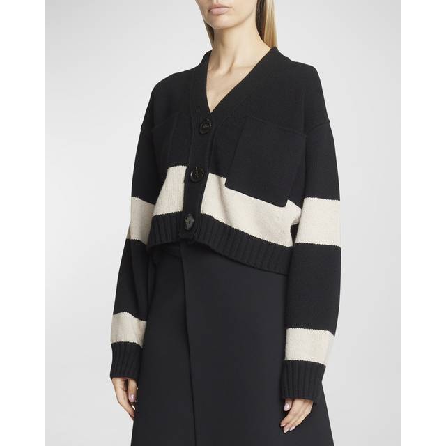 Proenza Schouler Sofia wool and cashmere cropped cardigan