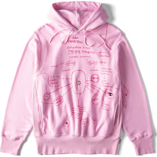 ADVISORY BOARD CRYSTALS, Explanation of the Foregoing Phenomena hoodie, Pink