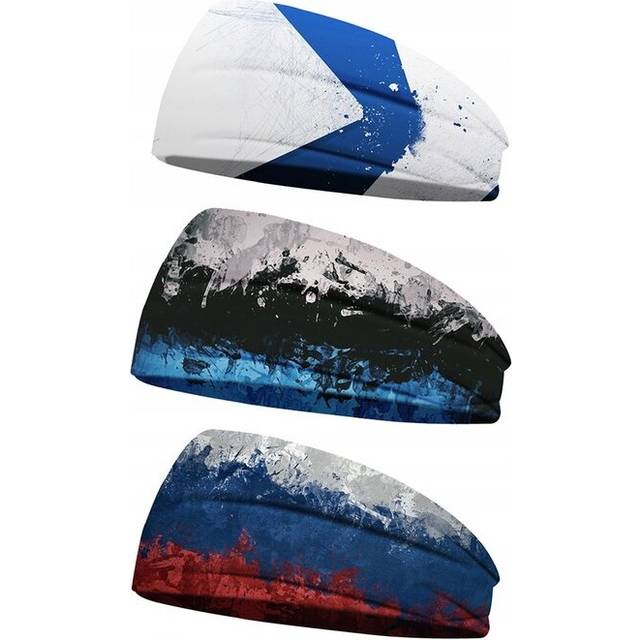 Men's Print Folded Yoga Sweat Wicking Exercise Running Fitness Headband