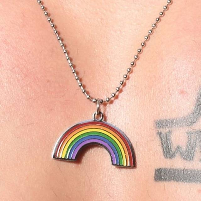 Andrew Christian Pride Rainbow Necklace