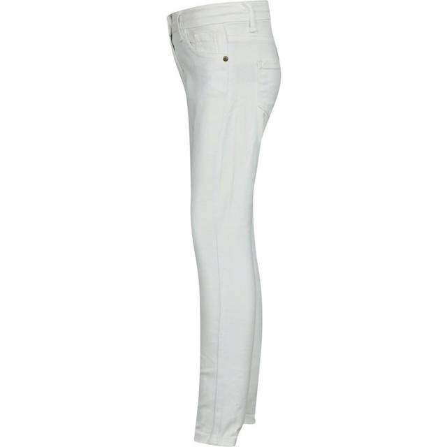 (7-8 Years) Kids Girls Skinny Jeans Designer White Denim Stretchy Pant Fit Trouser 5-13 Year
