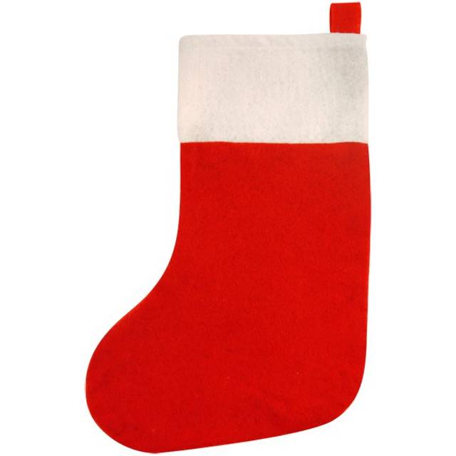 Henbrandt Rød Julestrømpe Budget 41 cm Julesok