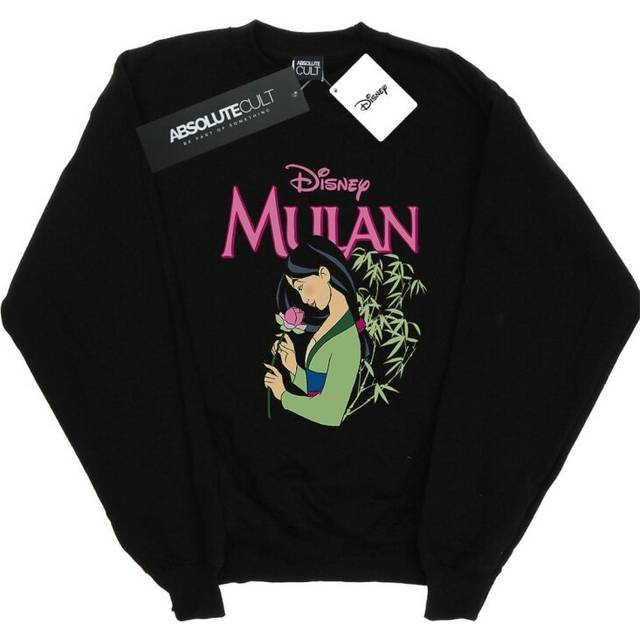 Mulan Pink Magnolia Sweatshirt - Black - XXL