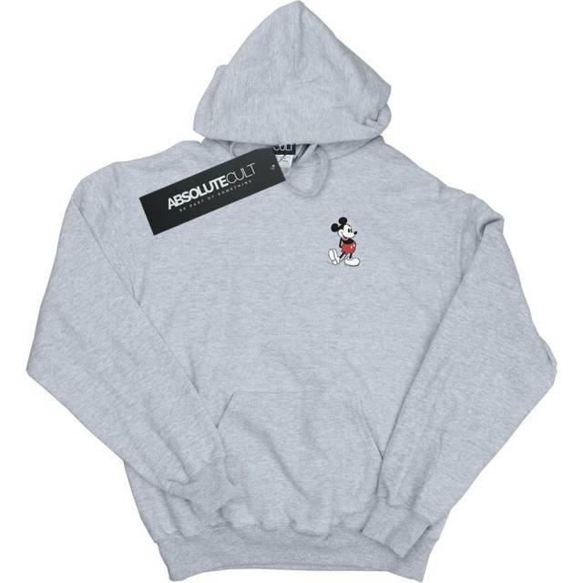 (S, Sports Grey) Disney Womens/Ladies Minnie Mouse Dancing Chest Hoodie