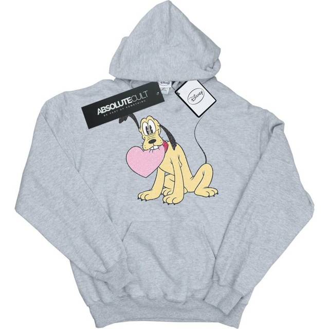 Pluto Love Heart Hoodie - Grey