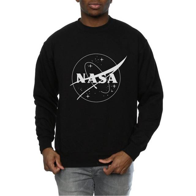 NASA Mens Classic Insignia Logo Sweatshirt XXL black
