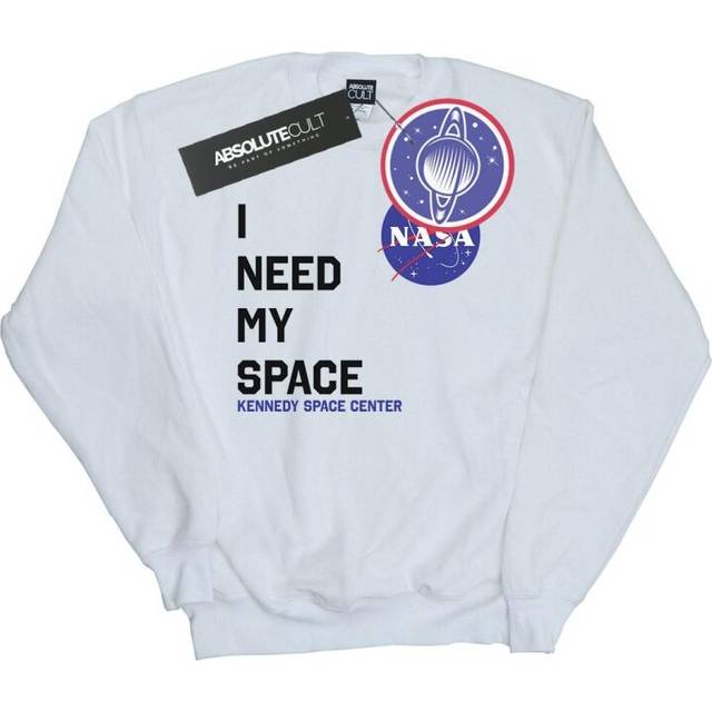 NASA Womens/Ladies I Need My Space Sweatshirt XL white