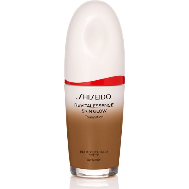 Shiseido RevitalEssence Skin Glow Foundation SPF 30  510 Suede - Buildable  Medium Coverage - 24-HR Hydration & 12-HR Wear - Transfer  Crease & Fade R