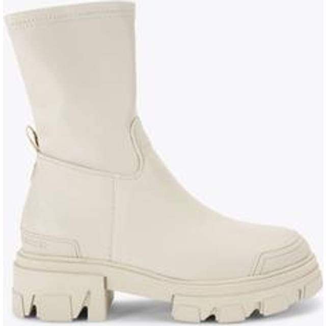 KG Kurt Geiger Womens Trekker Sock Boots - Cream - Size UK 8