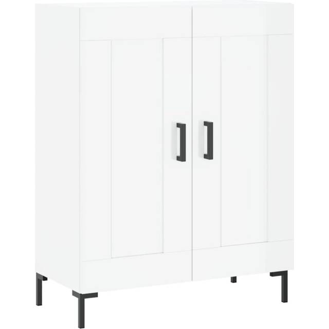 vidaXL Sideboard High Gloss White 69.5x34x90 cm Engineered Wood