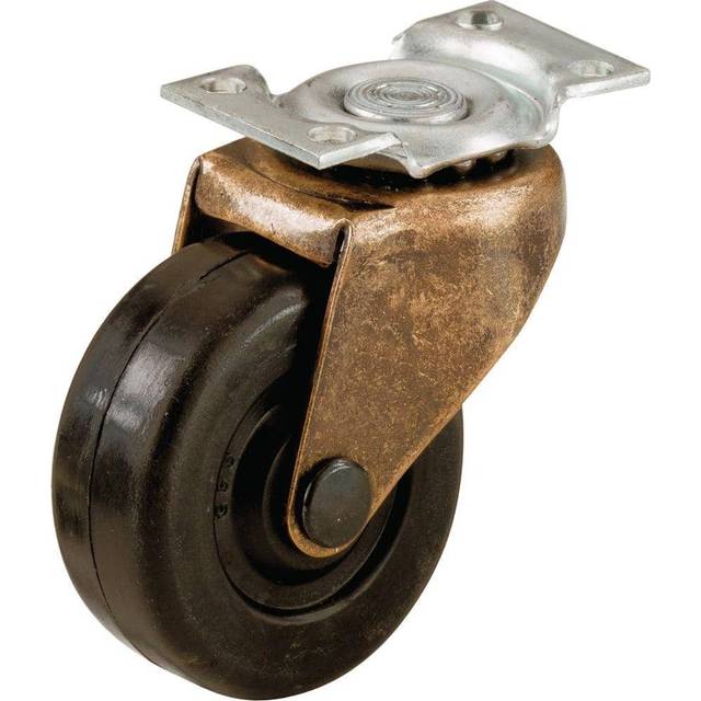 Shepherd Hardware 9346 2Inch Medium Duty Plate Caster  2Pack