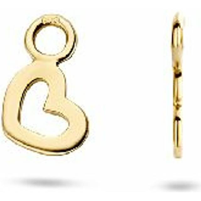 Blush 14ct Solid Gold Heart Earring Charms