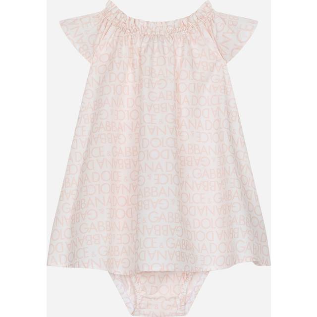 Dolce & Gabbana Poplin Dress With Bloomers - Newborn Female Dresses Imprima 6/9 Months